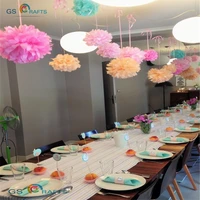 diy multi colour 15cm 50pcs 6inch paper flowers ball tissue paper pom poms wedding new homes birthday party car decoration