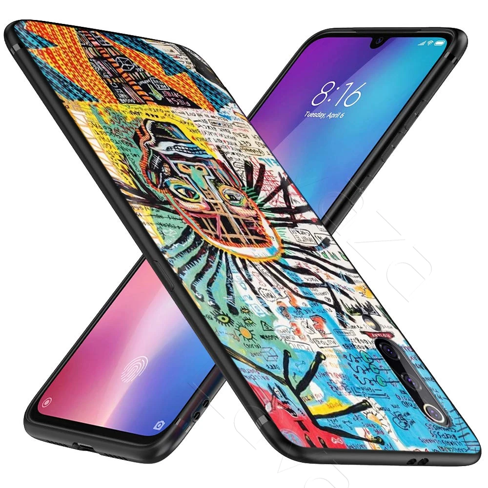 Jean Michel Basquiat Art Graffiti Case for Xiaomi Redmi Note 8 9 9S K30 Pro MI MAX 3 6 SE A1 A2 A3 10 Lite Plus 8A F1 |