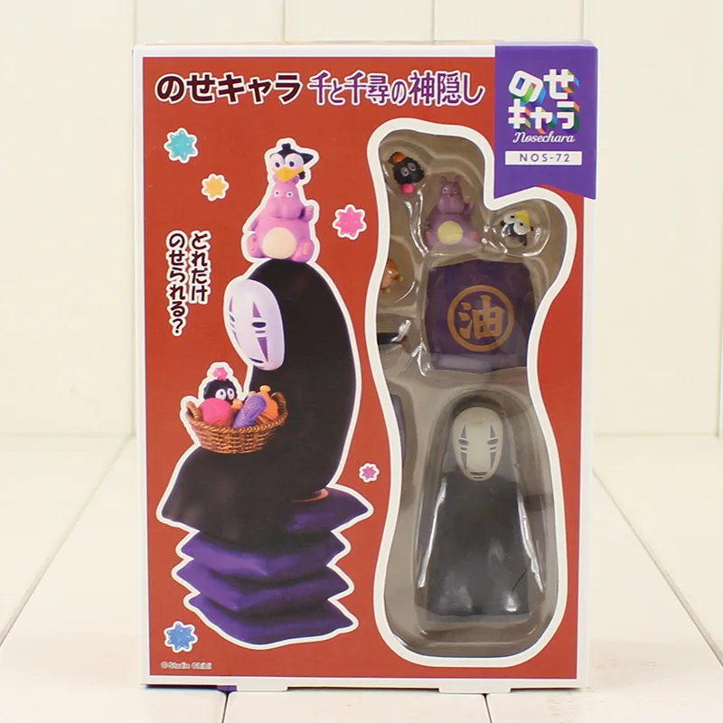 Фигурка «Мой сосед Тоторо» игрушка Chibi Totoro кошка автобус Catbus Фея No Face Man Jiji Cat Хаяо Миядзаки модель игрушки - Цвет: Style C With Box