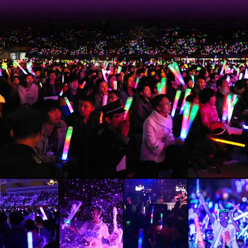 1/4/12 шт светильник Светодиодная палочка из вспененного материала палочки Rally Rave