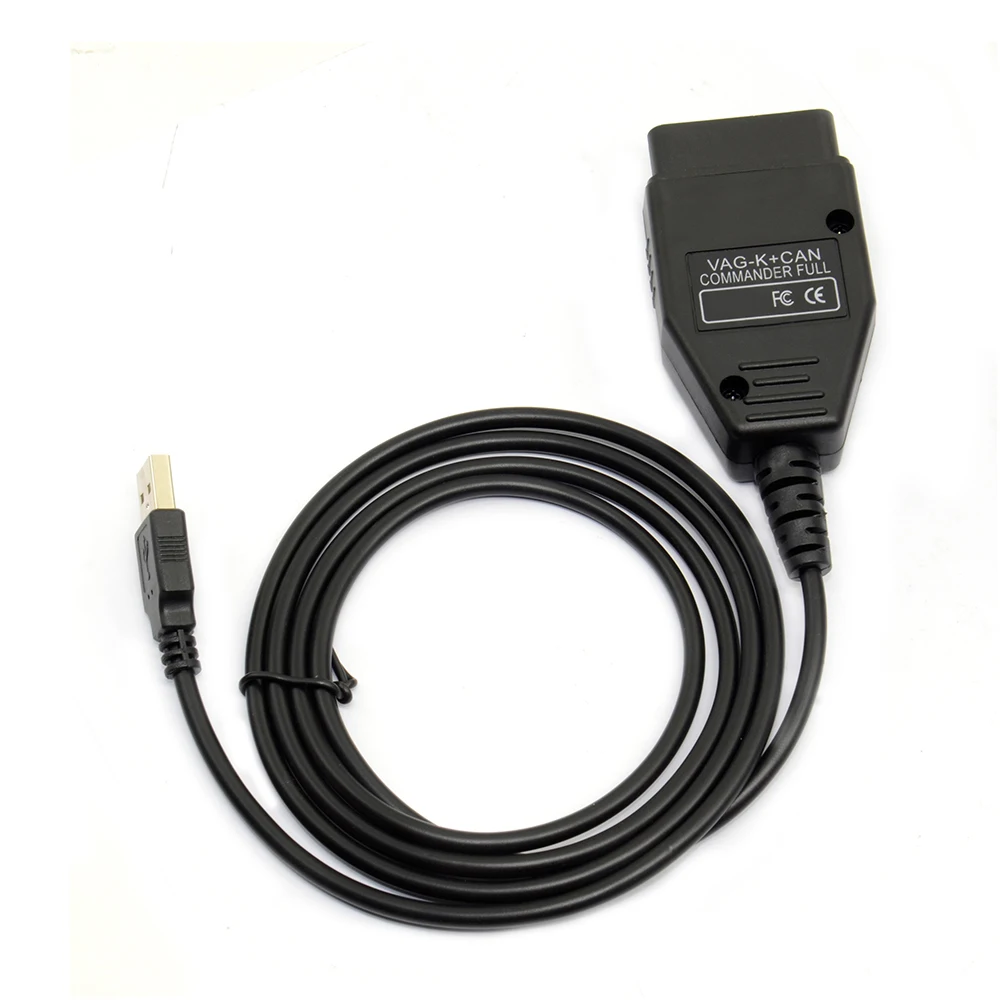 Диагностический кабель OBD2 с чипом Super VAG K + CAN Commander 1 4 и FTDI FT232RL PIC18F258 для VW / AUDI SKODA SEAT