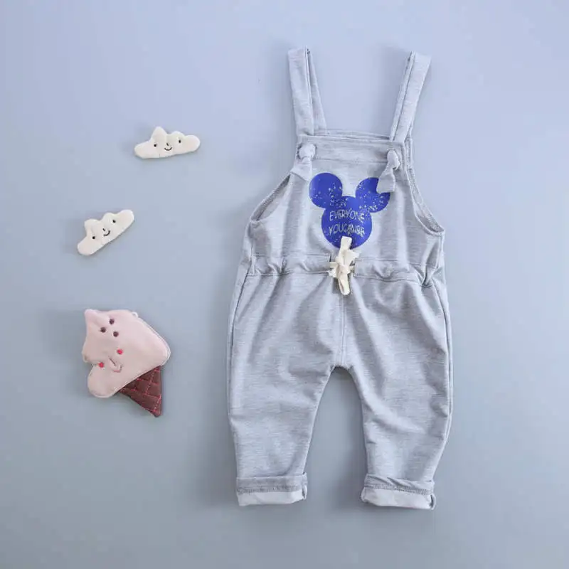 Осенние штаны для малышей Комбинезоны маленьких мальчиков и девочек Детский