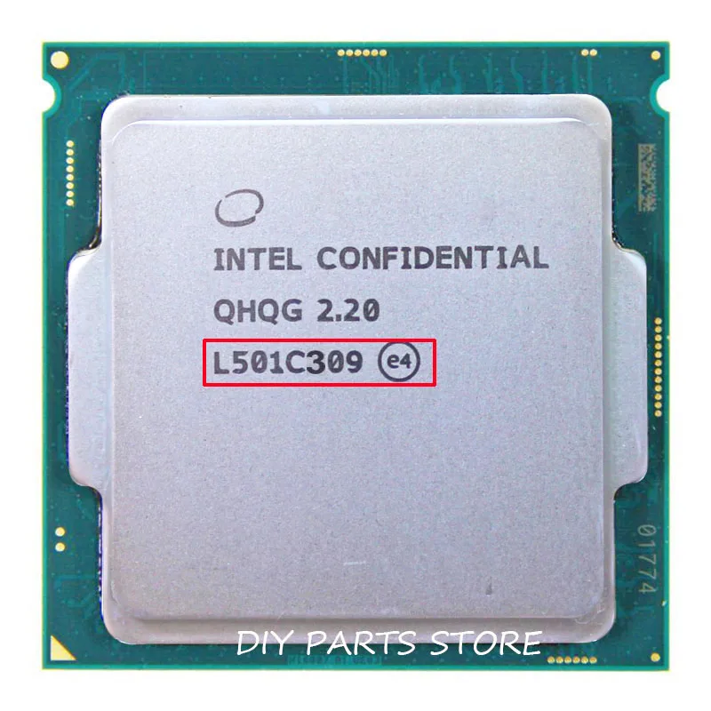 Процессор INTEL QHQG инженерная версия ES I7 6400T 6700K ЦП 2 ГГц шаг Q0 четырехъядерный разъем