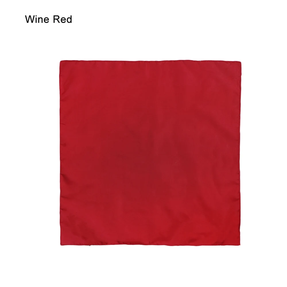 wine red Милый женский/мужской чистый цвет Бандана головная Косынка квадратный ободок женский мотоциклетный головной убор уличная спортивная маска для лица велосипедный воротник - Цвет: wine red