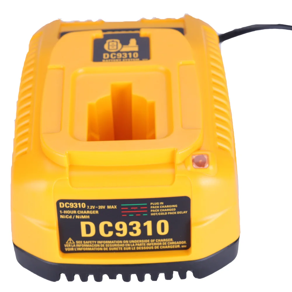 Зарядное устройство для аккумуляторов DEWALT DC9310 7 2 18 в NiCad и NiMh DW9057 DC9071 DC9091