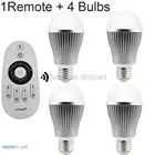 Светодиодный светильник E27 9 Вт с регулируемой цветовой температурой, двойной белый (CWWW) светодиодный светильник CCT, FUT019, 2,4G, беспроводной пульт дистанционного управленияWi-Fi