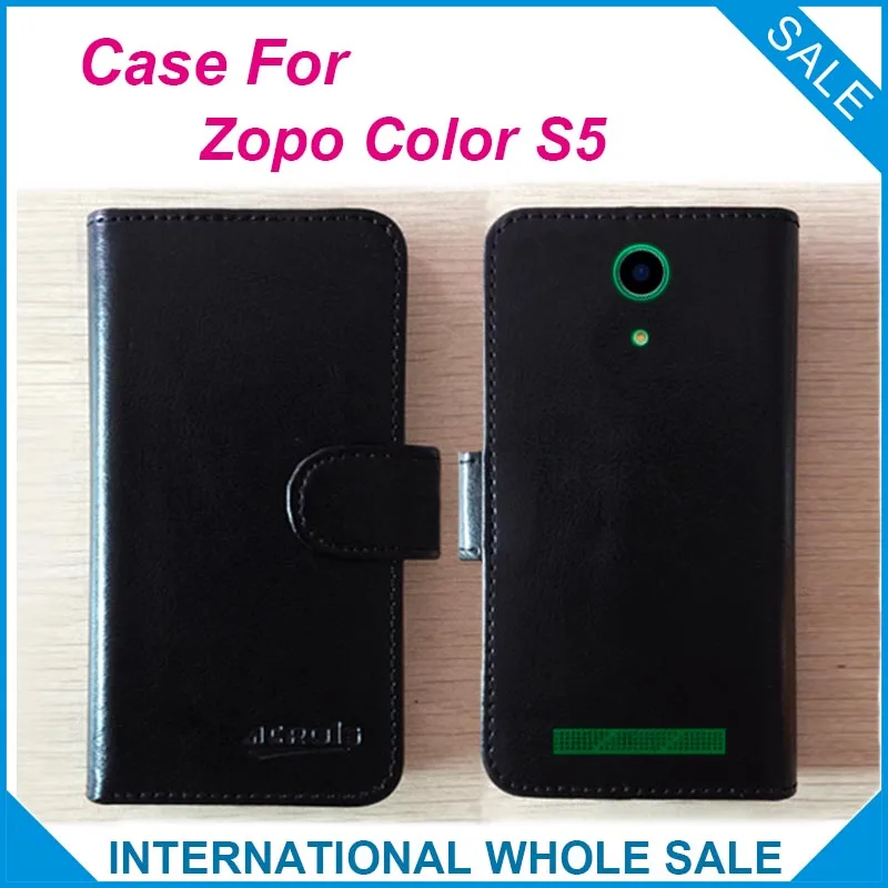 

Лидер продаж! 2016 Zopo Color S5 Чехол, 6 цветов s высококачественный кожаный эксклюзивный чехол для Zopo Color S5 номер для отслеживания