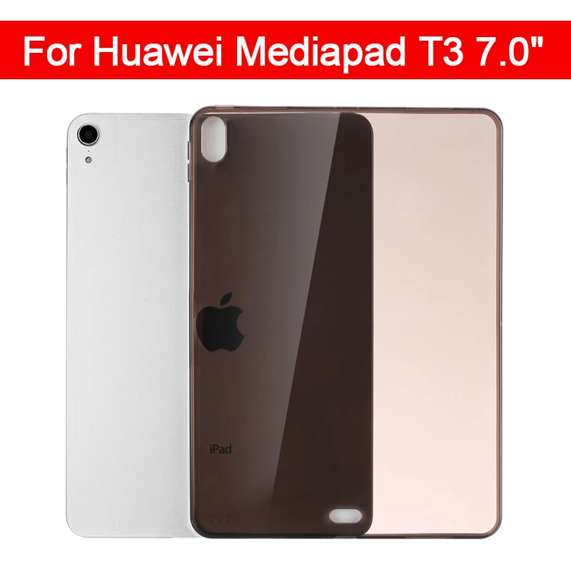 Силиконовый чехол для huawei Mediapad T3 7,0 Wifi BG2-W09, прозрачный чехол, чехол, Fundas, мягкий ТПУ чехол для задней панели планшета, Ультратонкий чехол