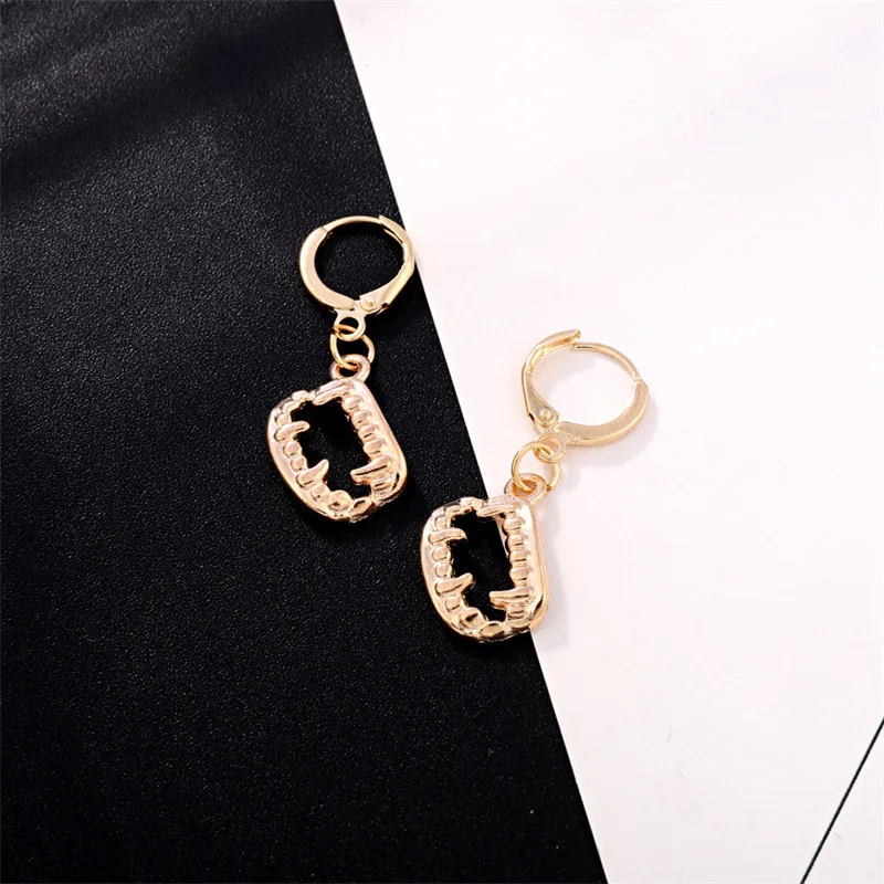 1 пара женские серьги-кольца в стиле панк | Украшения и аксессуары