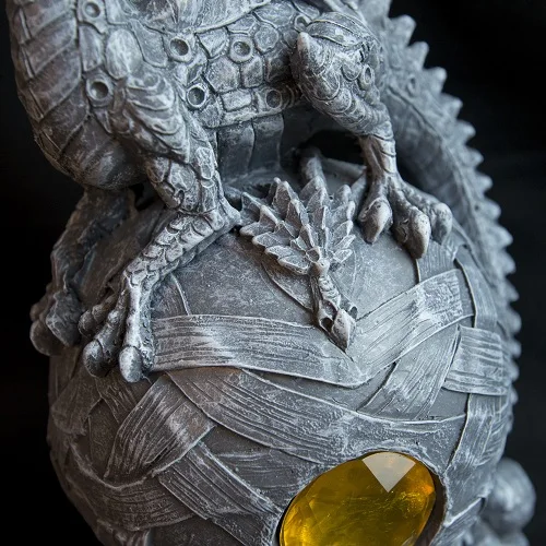 Ручная гравировка художественная статуя Западного дракона Статуя скандинавского мифа Готическая декоративная модель Zhaocai Набор декоративных изделий