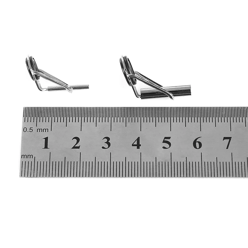 LEO 80pcs Fishing Rod Guide Tip Repair Accessory Stainless Steel Frame Eye Ring with Box | Спорт и развлечения