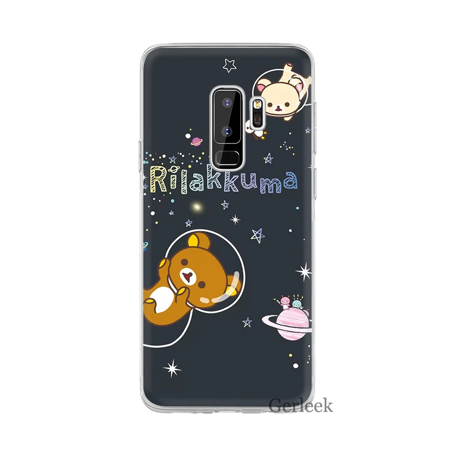 Rilakkuma чехол для телефона Samsung Galaxy A5 A6 A8 J3 J5 J7 2015 2016 2017 2018 | Мобильные телефоны и
