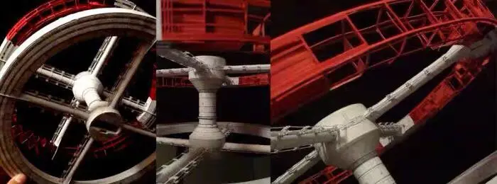 Модель 3D Paper 2001 космическая роуминговая станция V ручная сборка Виртуальная