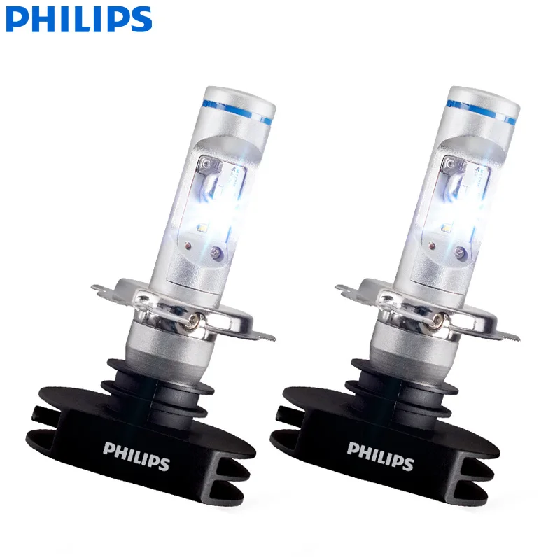 Philips X-treme Ultinon светодиодный H4 9003 HB2 12V 12953BWX2 6000K яркий Автомобильный светодиодный фонарь Авто HL луч+ 200% более яркий(двойная упаковка