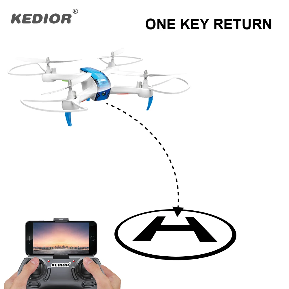 Kedior Hero 3 MultiCopter Drone квадрокоптер с камерой HD 720 P FPV системы Радиоуправляемый