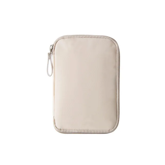 Beige (S) Дорожный кредитный держатель для карт, Обложка для паспорта, банковская карта, защита для паспорта, сумки для визиток, органайзер для документов, женский кошелек - Цвет: Beige (S)