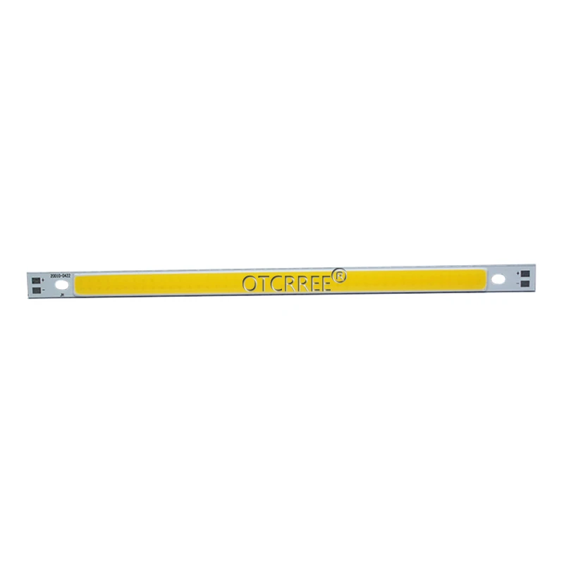 LED COB 200x10 мм 12 В cob светодиодные полосы источник света лампы 10 Вт Теплый Природа