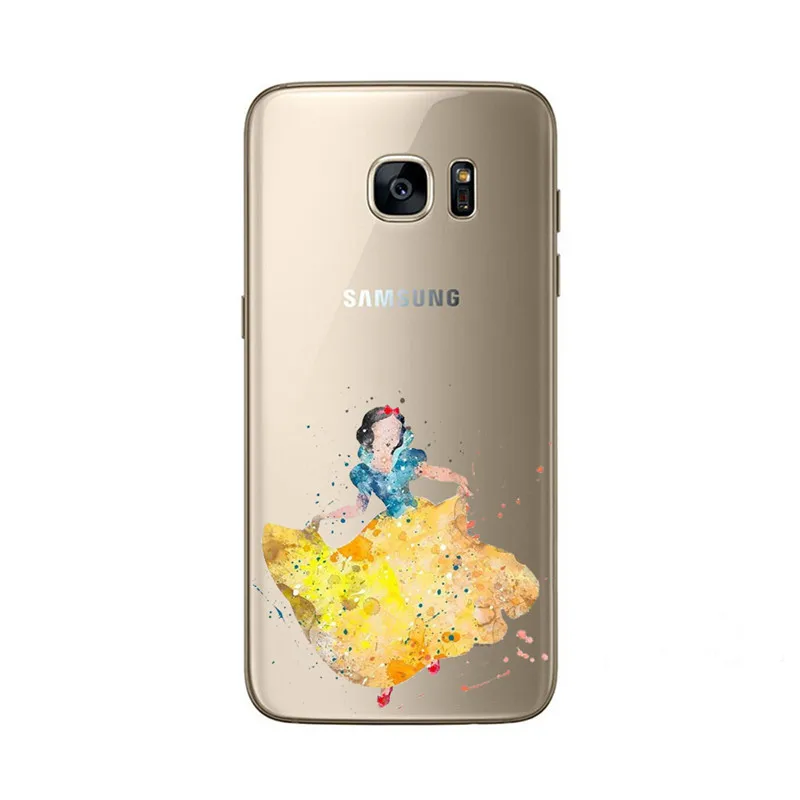 Для samsung Galaxy A310 A3 2016 роскошные Белоснежка Русалка Ариэль чехлы с героями