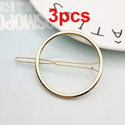 gold round 3pcs Заколки для волос для женщин и девочек, имитирующие жемчужные заколки для волос, свадебные заколки для волос, заколки для волос, инструменты для укладки, принадлежности для плетения G0302 - Цвет: gold round 3pcs