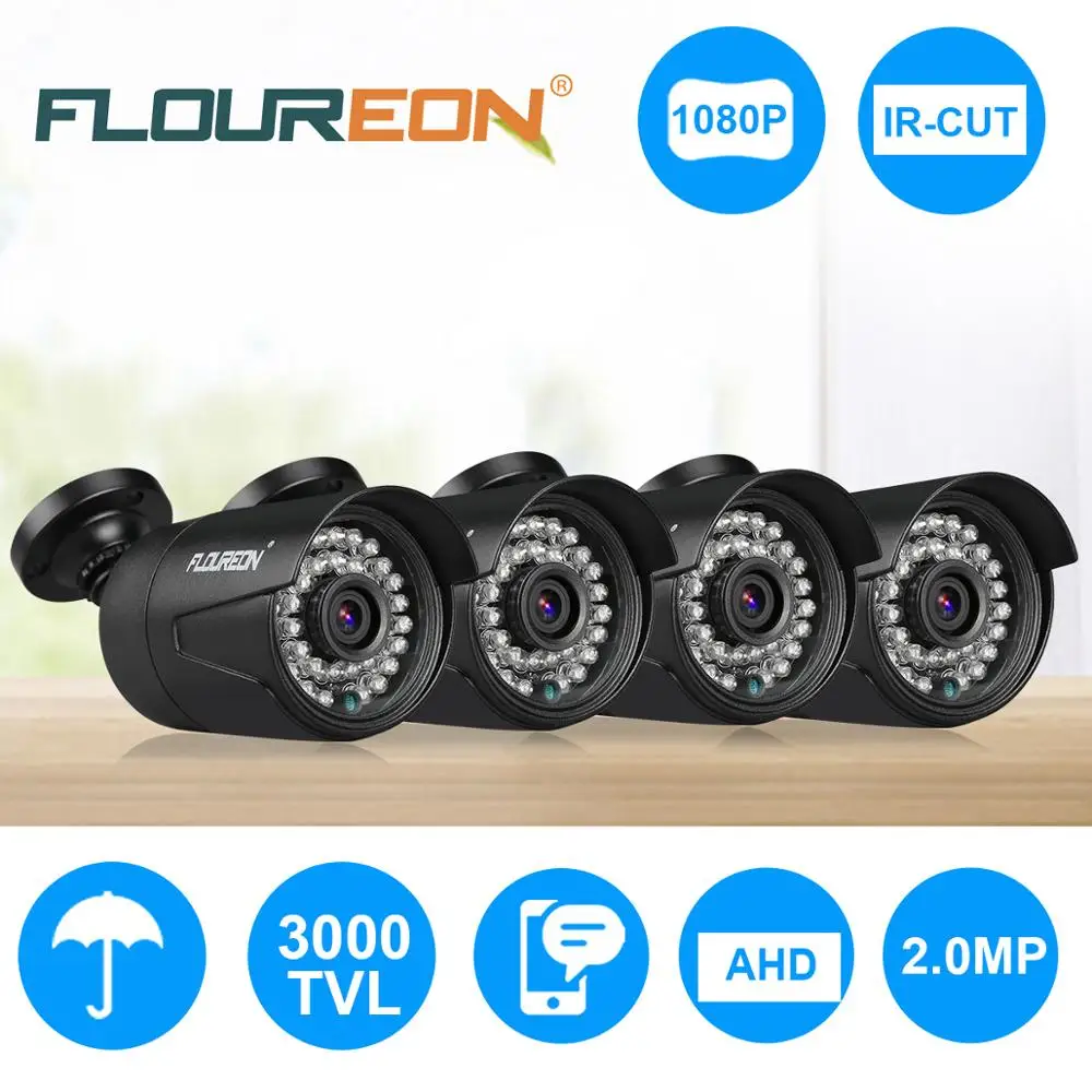 Новая аналоговая наружная камера 1080P 2.0MP 3000TVL NTSC/PAL Водонепроницаемая CCTV AHD DVR