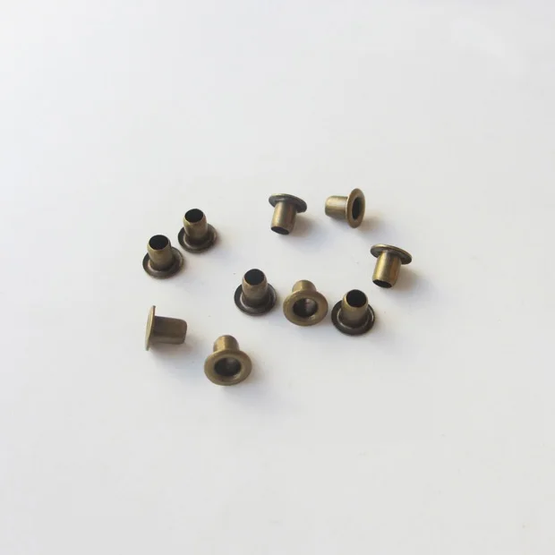 500PCS 1.5mm Записки Металлические люверсы для Scrapbooking DIY Embelishment одежды Одежда проушины
