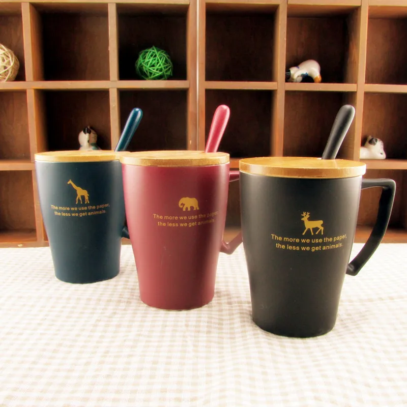 2016 Год Новый Творческий Керамическая Кружка дотошный Животных Матовое Стекло С