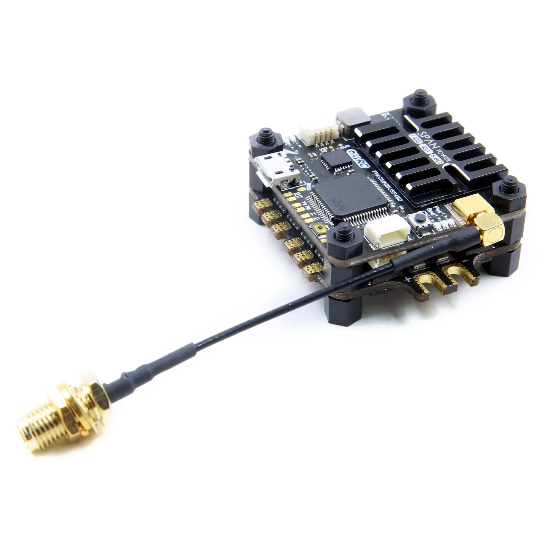 GEPRC SPAN F4 башня F405 полетный контроллер Betaflight интегрированный 5 8G 48CH VTX + BLHeli_S/Dshot600 40A