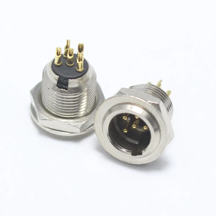 EClyxun 10 шт. Высокое качество Мини XLR 3Pin 4Pin 5Pin 6Pin штекер Шасси Панель Разъем
