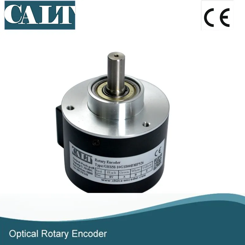 Free shipping GHS5810 motor optical encoder rotary encoder with 1m cable side npn output A B Z