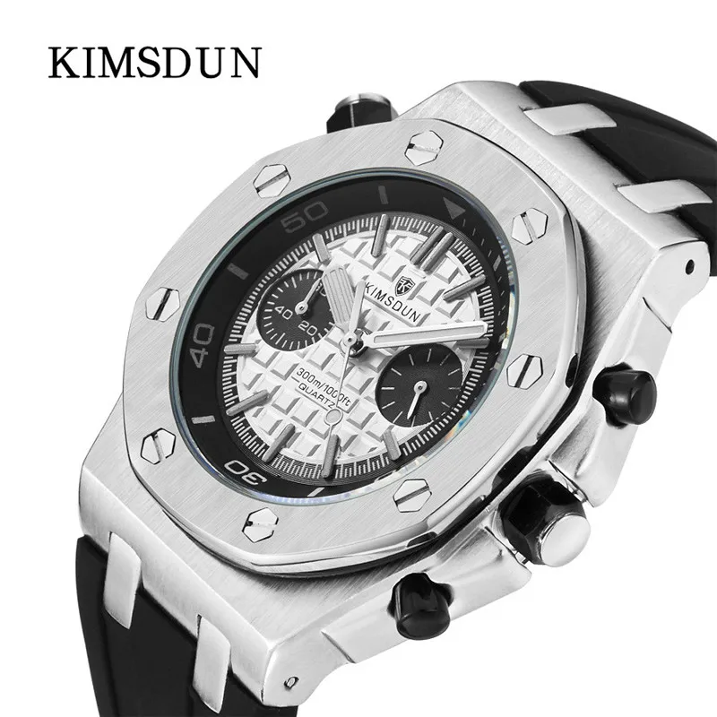 KIMSDUN роскошные брендовые часы мужские Montre Homme все вспомогательные циферблаты для