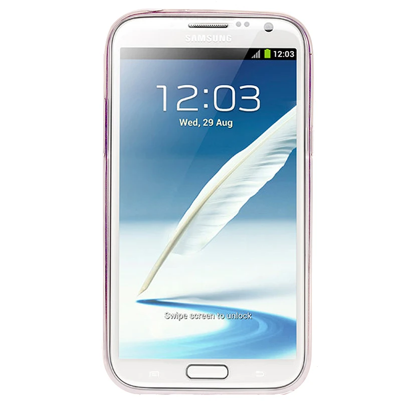 Чехол чехол для телефона Samsung Galaxy Note 2 N7100 5 &quotБлеск Bling Shine ТПУ Силиконовые