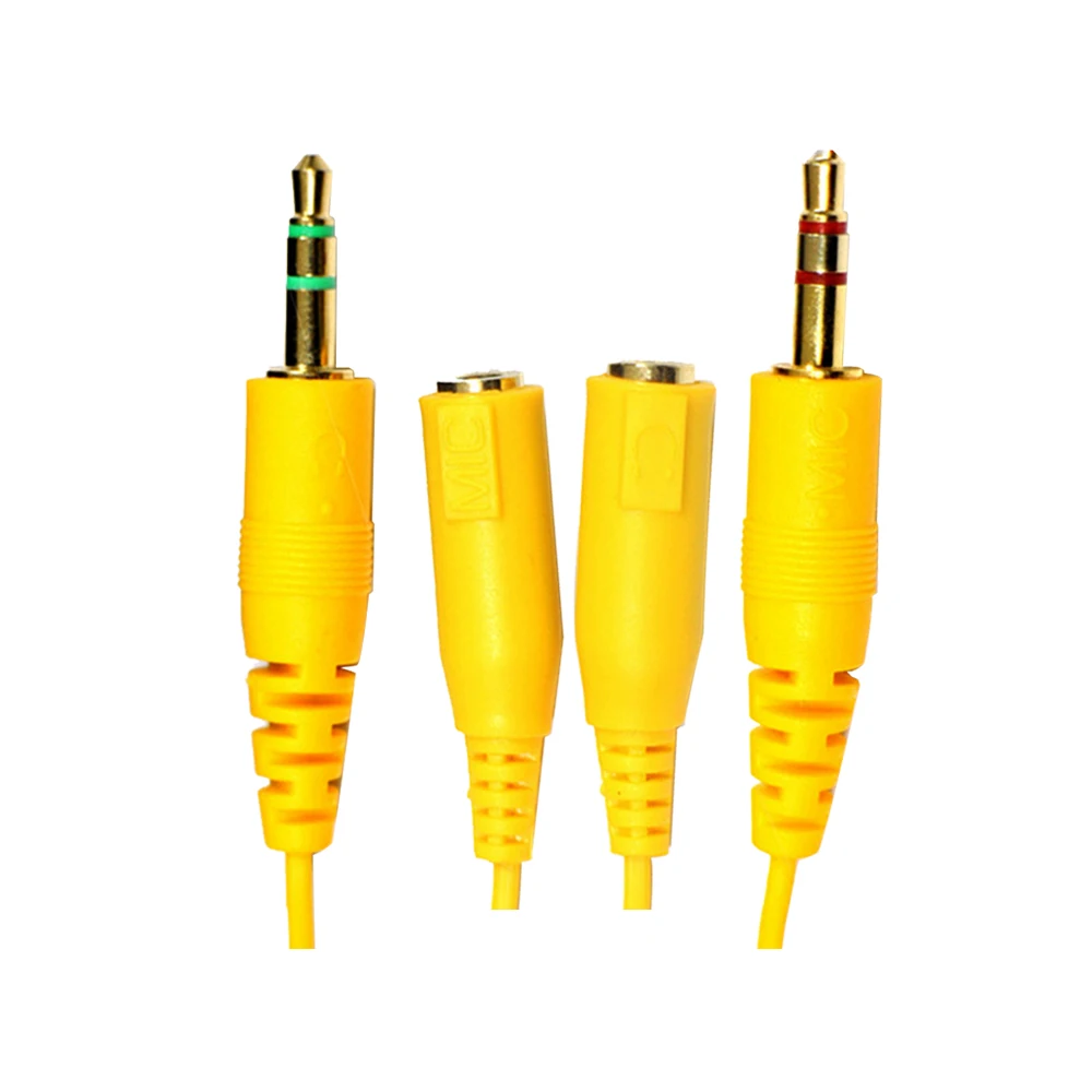 Высококачественные удлинительные кабели со штекером 3 5 мм на гнездо Aux аудио шнур