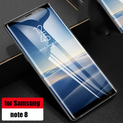 for samsung Note 8 2 шт. мягкая Гидрогелевая пленка для samsung S10E S8 S9 S10 Plus, полное покрытие, для Galaxy Note 8 9 S 10, защита для экрана, не закаленное стекло - Цвет: for samsung Note 8