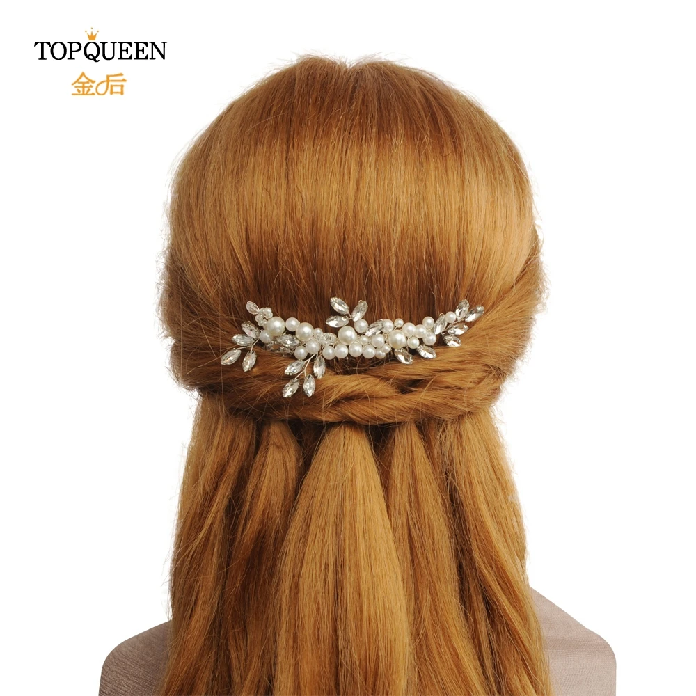 TOPQUEEN, много стилей, украшение для волос, свадебная расческа, свадебные аксессуары для волос, расческа для волос, аксессуары для волос, повязки на голову