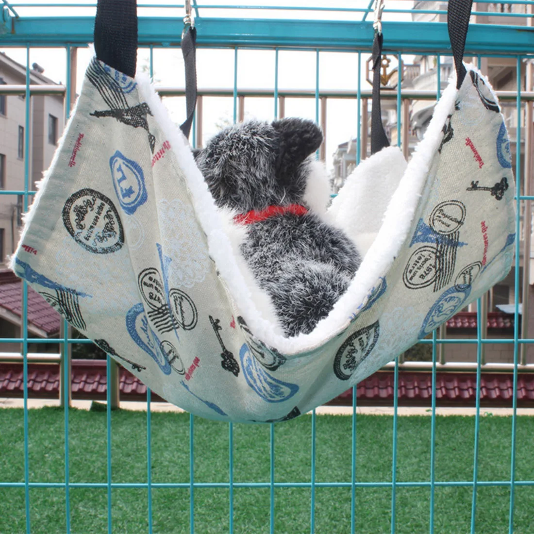 PETFORU 27*27 см маленькое животное хомяк гамак подвесная клетка для кровати-XS
