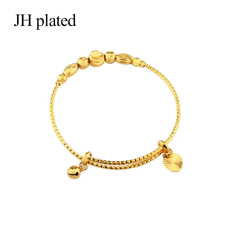 JHplated африканская Эфиопия Модный золотой колокольчик браслеты ювелирные изделия
