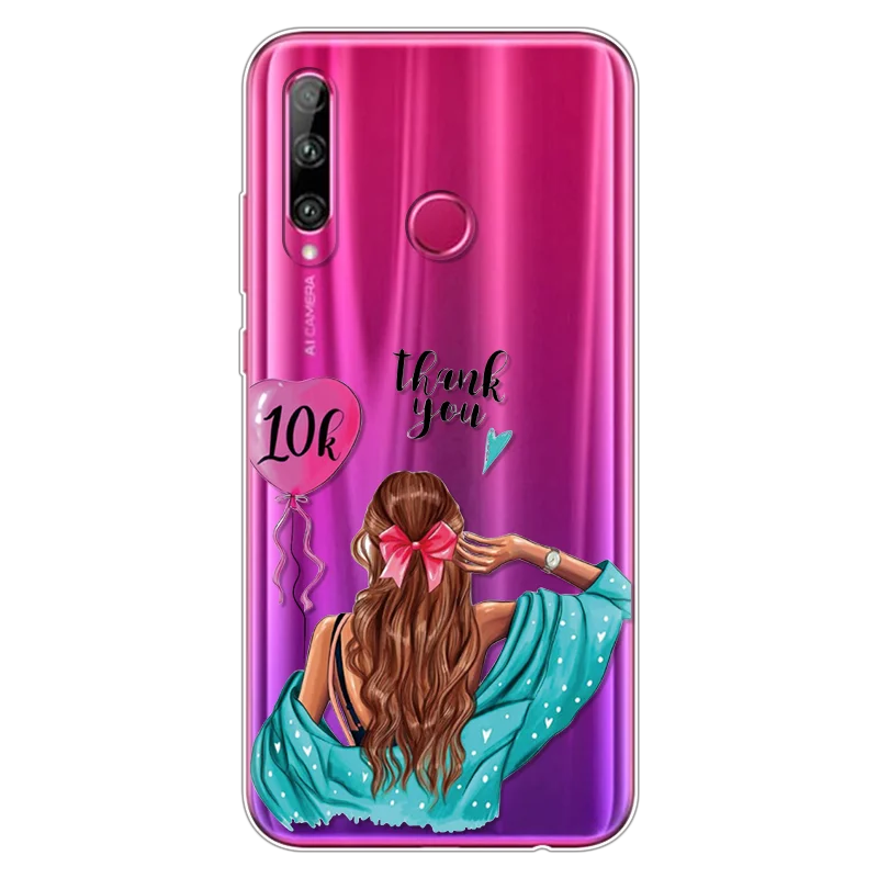 Модный чехол для Huawei Honor 10i 20i из мягкого ТПУ для Honor 10 20 Lite 6,21 дюйма, цвет черный, коричневый - Цвет: 0c1qiqiu
