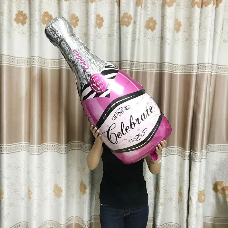 Red Bottle Большой Гелиевый шар шампанского Кубок шары для свадьбы и дня рождения вечерние украшения взрослых детей баллоны Globos события вечерние принадлежности - Цвет: Red Bottle