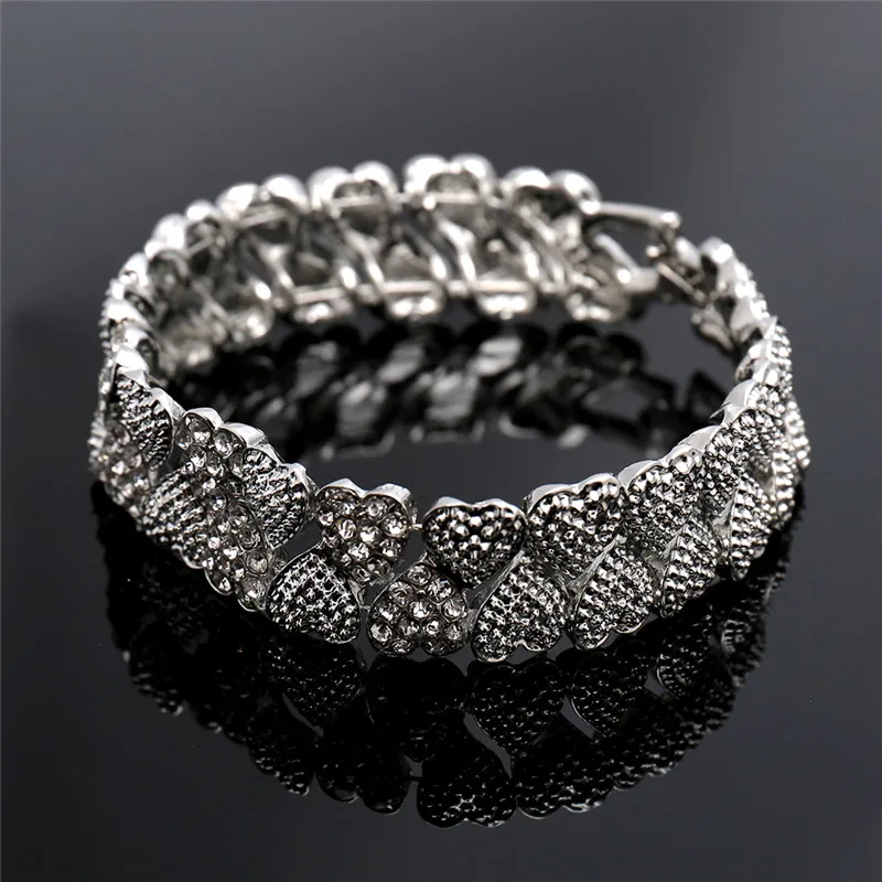 Комплект ювелирных изделий для свадьбы Модный комплект из золотого золота в