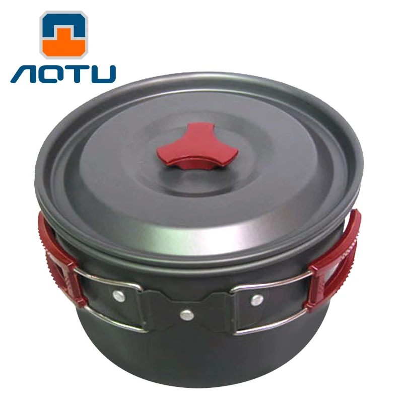 AOTU Новый 3L окислительный алюминиевый большой одиночный горшок портативный