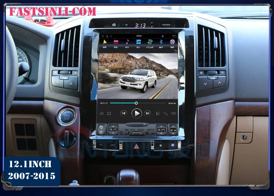 12 1 дюймовый Android автомобильный мультимедийный GPS радио для Toyota Land Cruiser 2007 2015