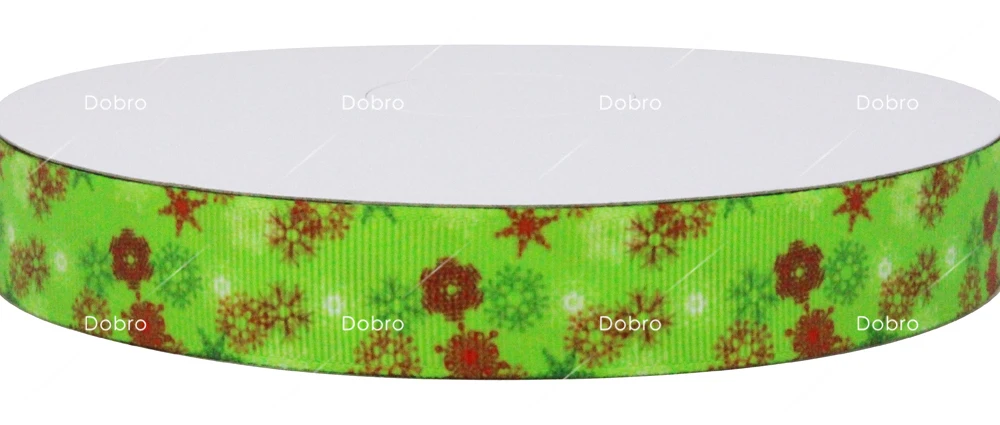 22 выбор 7/" 22 мм зима Рождество снежинки печатных Grosgrain Ленты для DIY Детские Ремесло партия украшения, подарочная упаковка - Цвет: C2884