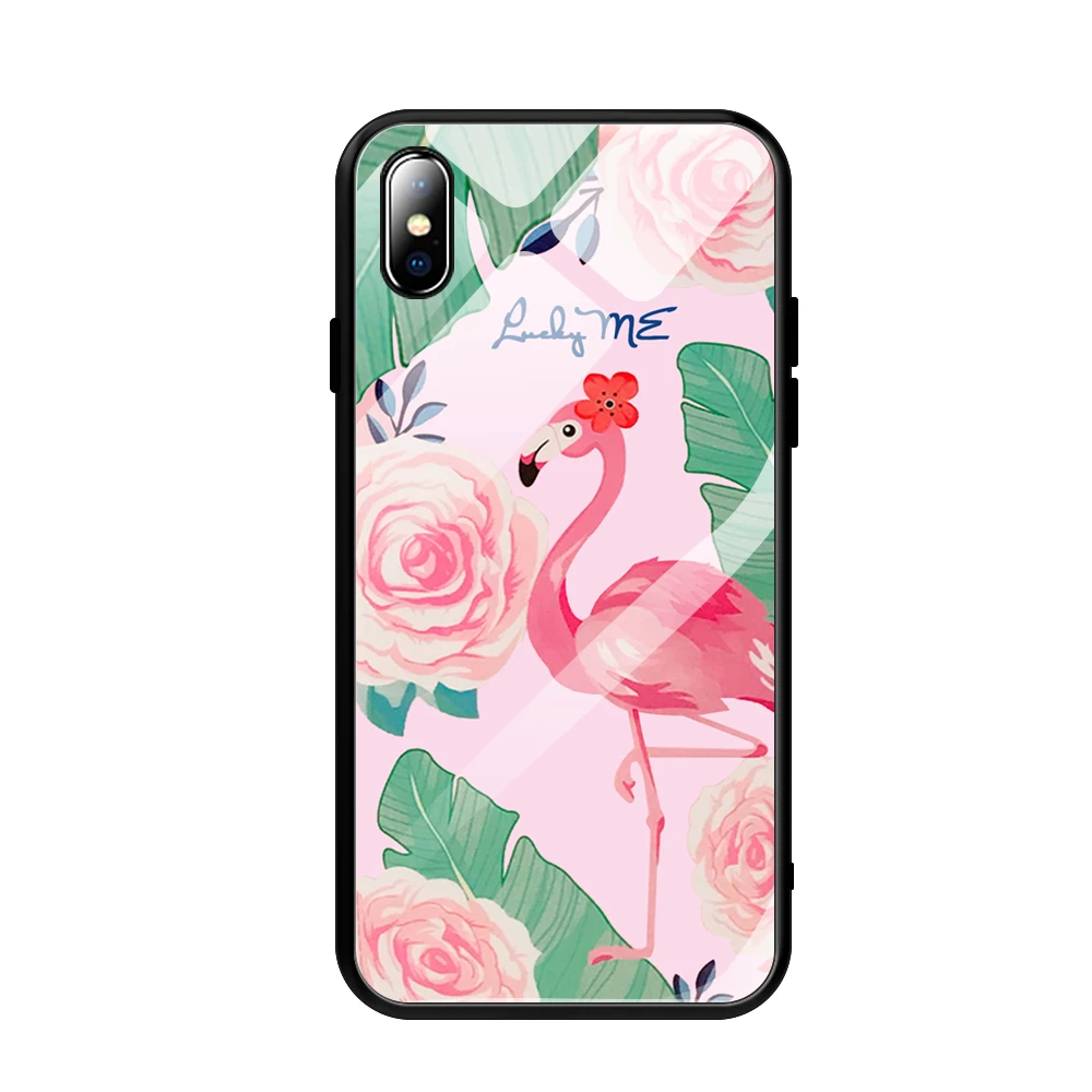 9 Чехол из закаленного стекла для телефона Asus Zenfone Max Pro M1 ZB602KL ZB601KL M2 ZB631KL ZB633KL чехол с изображением фламинго Совы неба - Цвет: 9