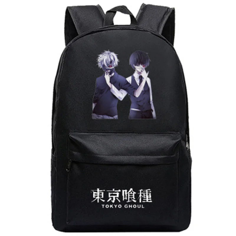 019 Школьный рюкзак Kaneki Ken с половинным лицом и белыми волосами, школьные сумки для подростков, сумки-портфели для путешествий, Mochila Feminina - Цвет: 019
