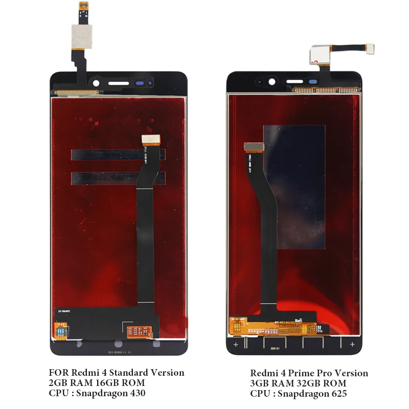 Для Xiaomi Redmi 4 стандартная версия и Prime Pro LCD сенсорный экран дигитайзер сборка