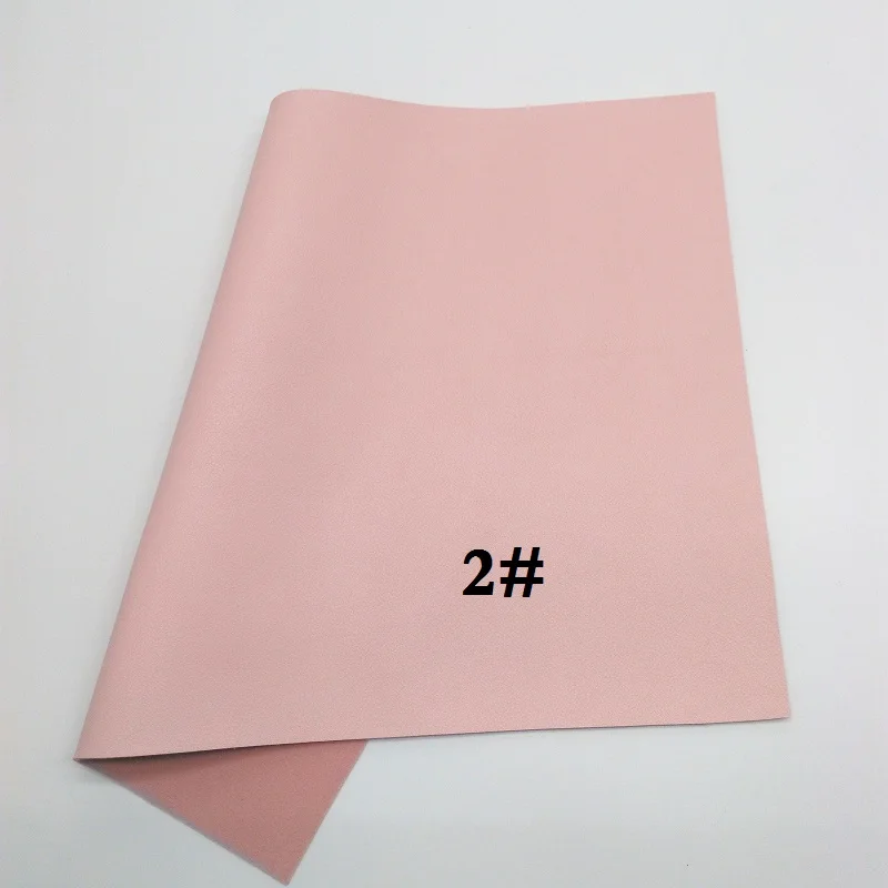 Glitterwishcome 21X29CM A4 Size Vinyl For Bows Backing Color Matching Nappa Leather Fabirc Faux Leather Sheets for Bows, GM345A - Цвет: 2