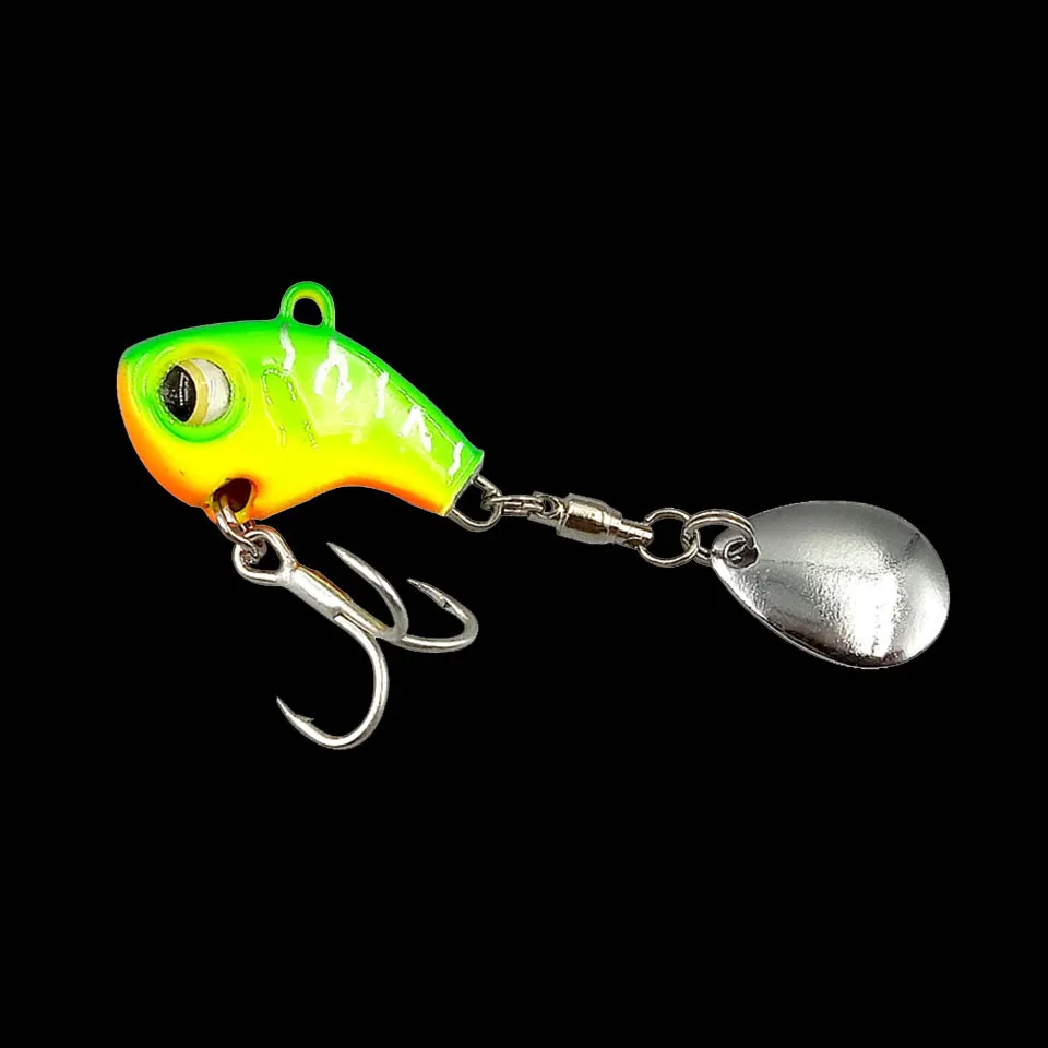 B 2 WALK FISH 1 шт. металлическая мини-Приманка VIB с ложкой для рыбалки 8 г 11 г 15 г 21 г зимние приманки для льда рыболовные снасти, воблер, Вибрационный Спиннер - Цвет: B 2