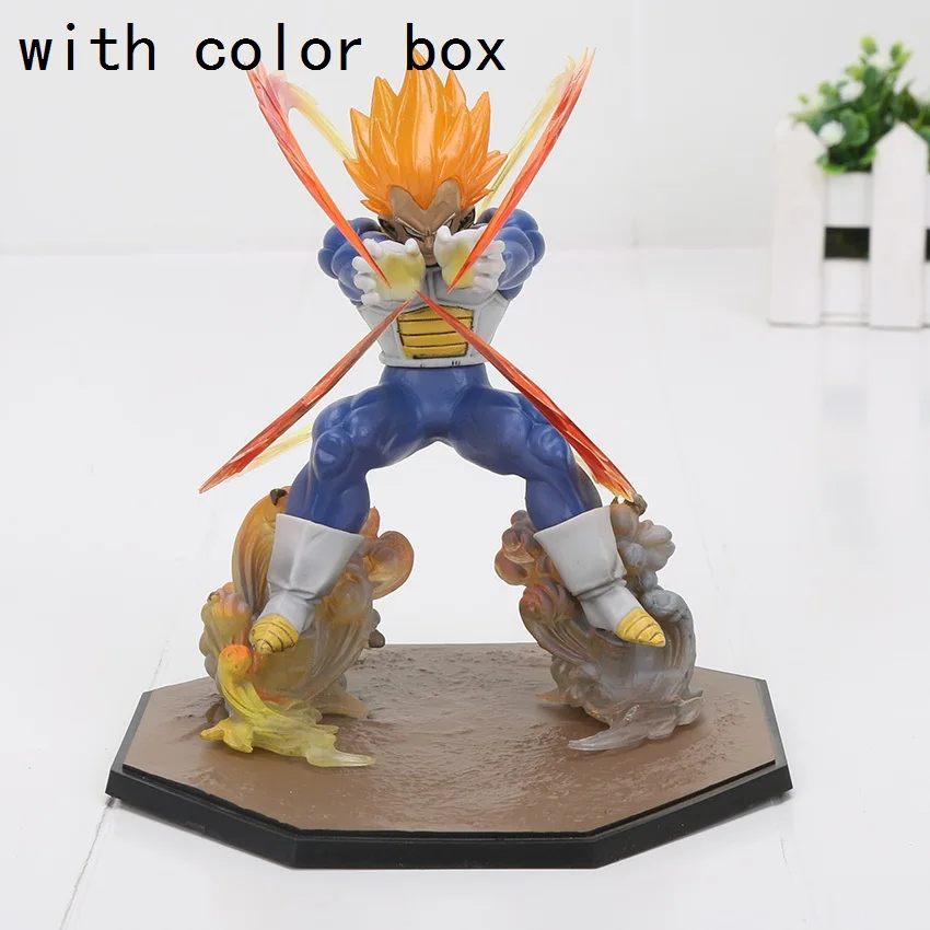 Dragon Ball Z фигурка Вегета Сон Гоку тройной Kaiouken Kamehameha Battle Ver. Игрушка из ПВХ Dragon Ball Z фигурка - Цвет: 5with box