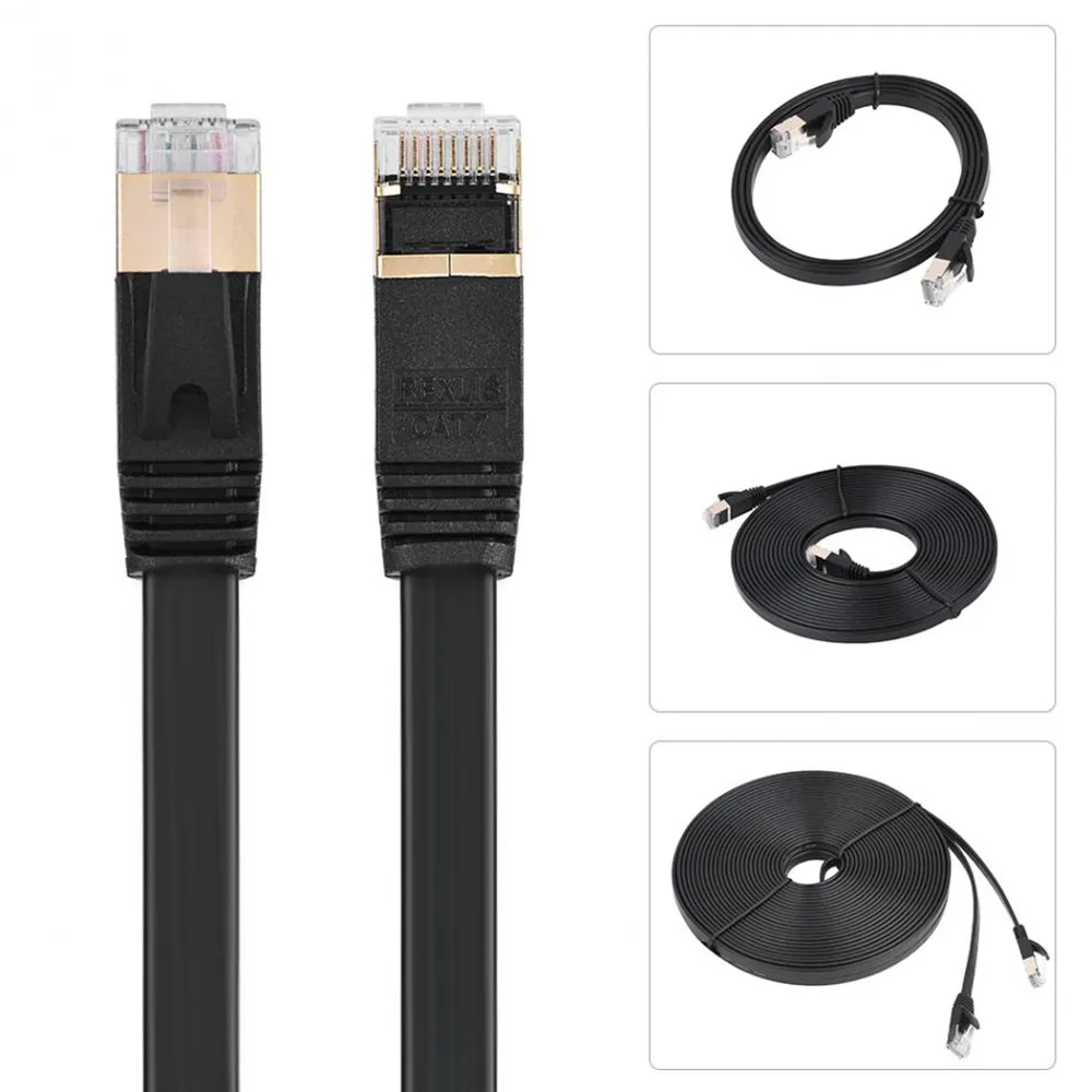 Кабель Ethernet Lan кабель adsl маршрутизатор Cat7 RJ45 сеть для PS4 смарт ТВ беспроводного