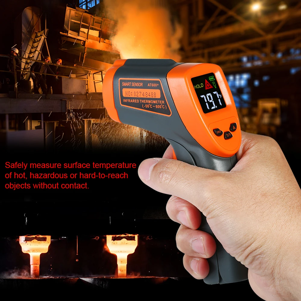 Портативный цифровой Бесконтактный ИК инфракрасный термометр датчик
